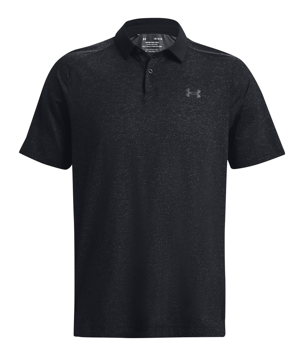 UA Iso-Chill Heather Men's Polo - Black