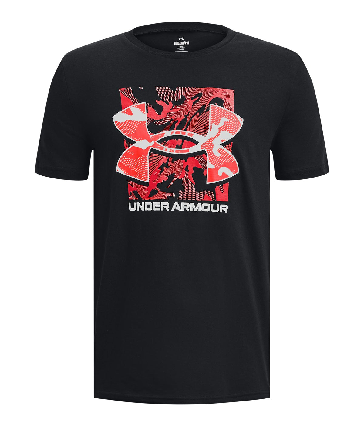 UA Box Logo Camo Boys' Short Sleeve T-Shirt - Black
