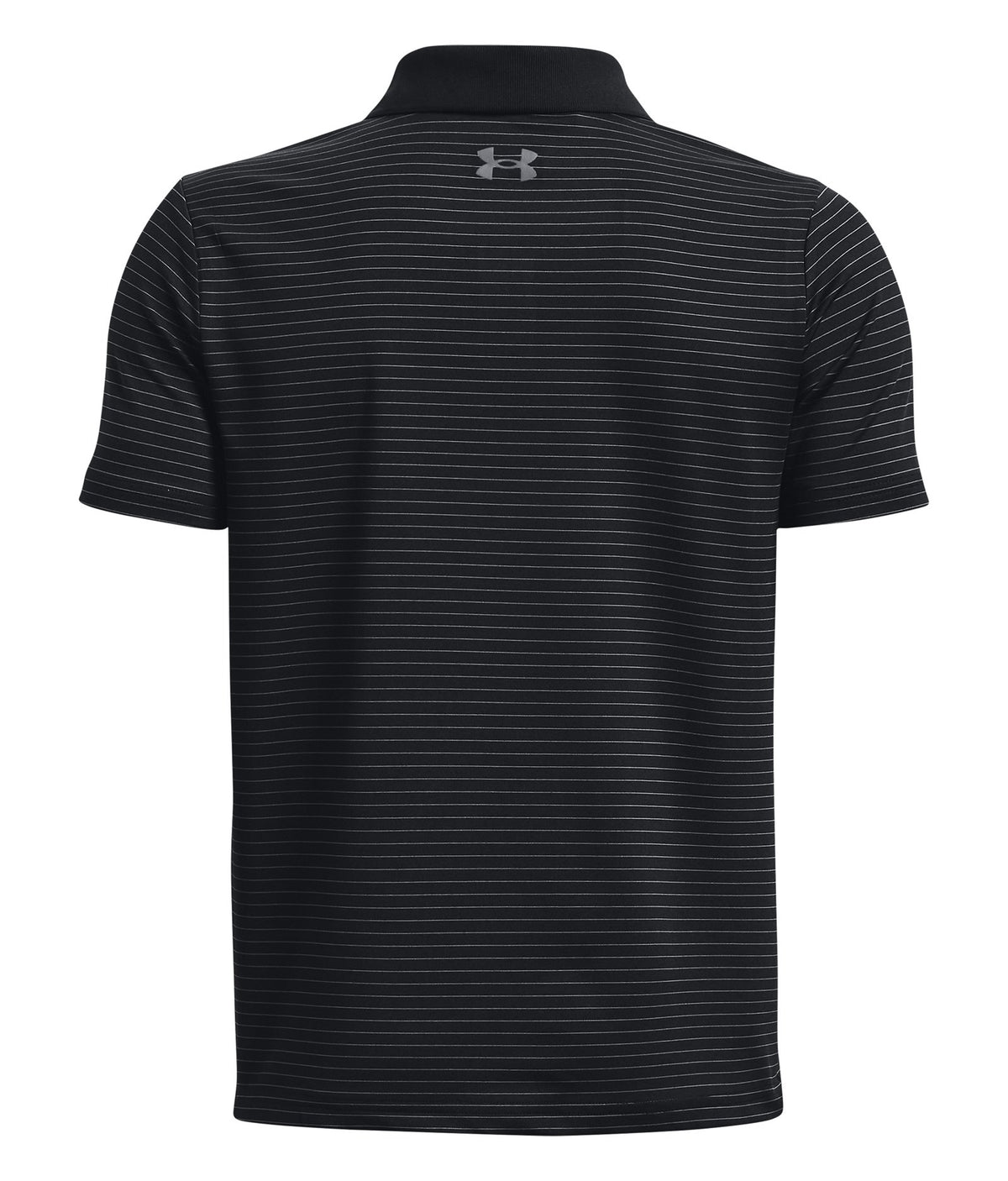 UA Matchplay Stripe Boys' Polo - Black