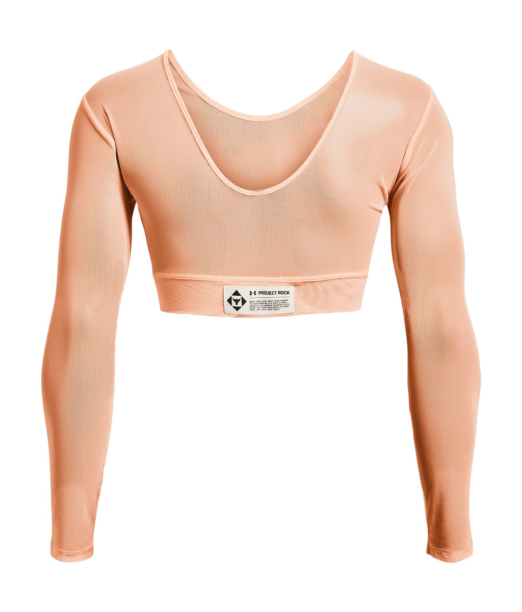Project Rock Sheer Mesh Women's Long Sleeve - Orange