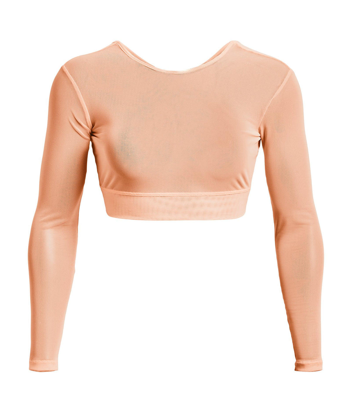 Project Rock Sheer Mesh Women's Long Sleeve - Orange