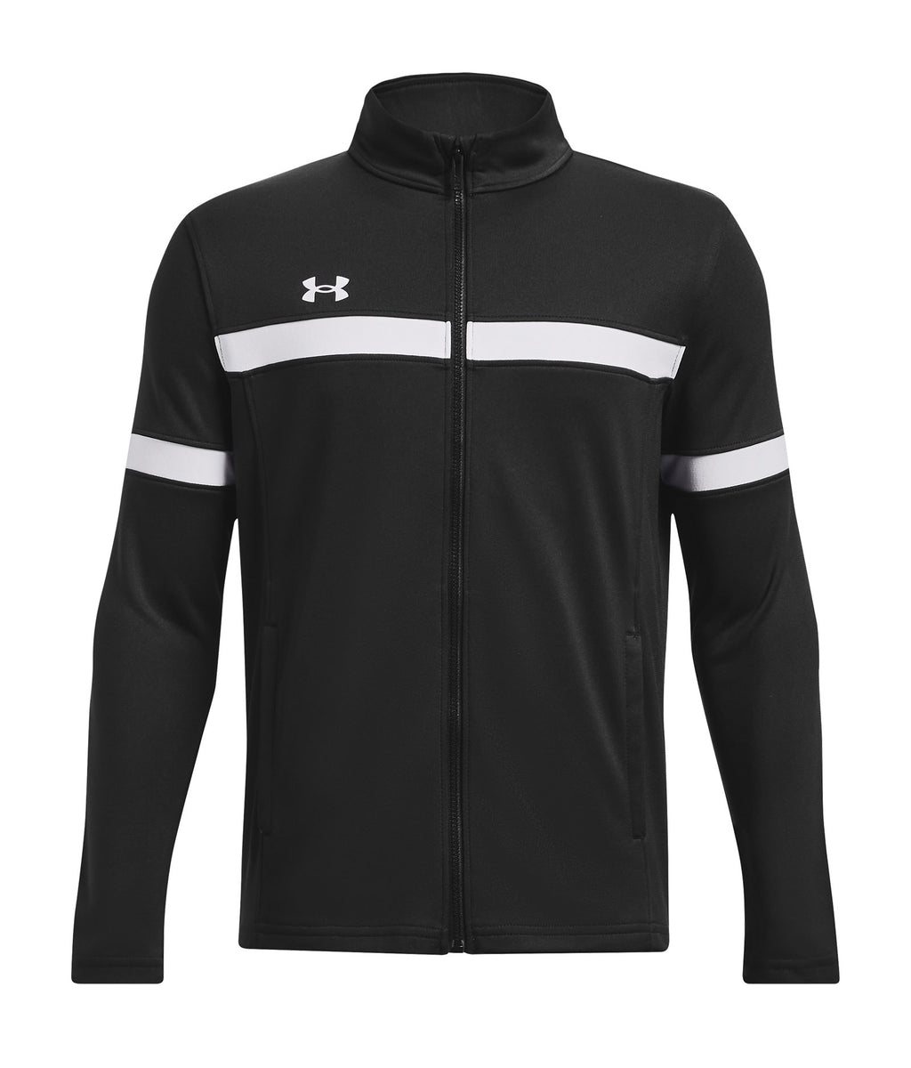 UA Knit Warm Up Team Boys' Full-Zip - Black