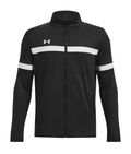 UA Knit Warm Up Team Boys' Full-Zip - Black