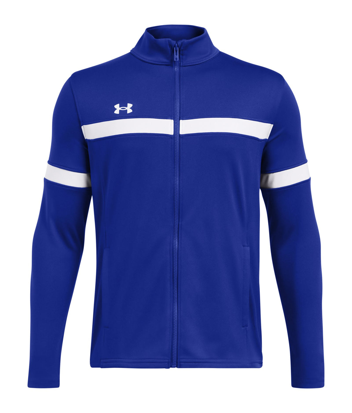 UA Knit Warm Up Team Boys' Full-Zip - Blue