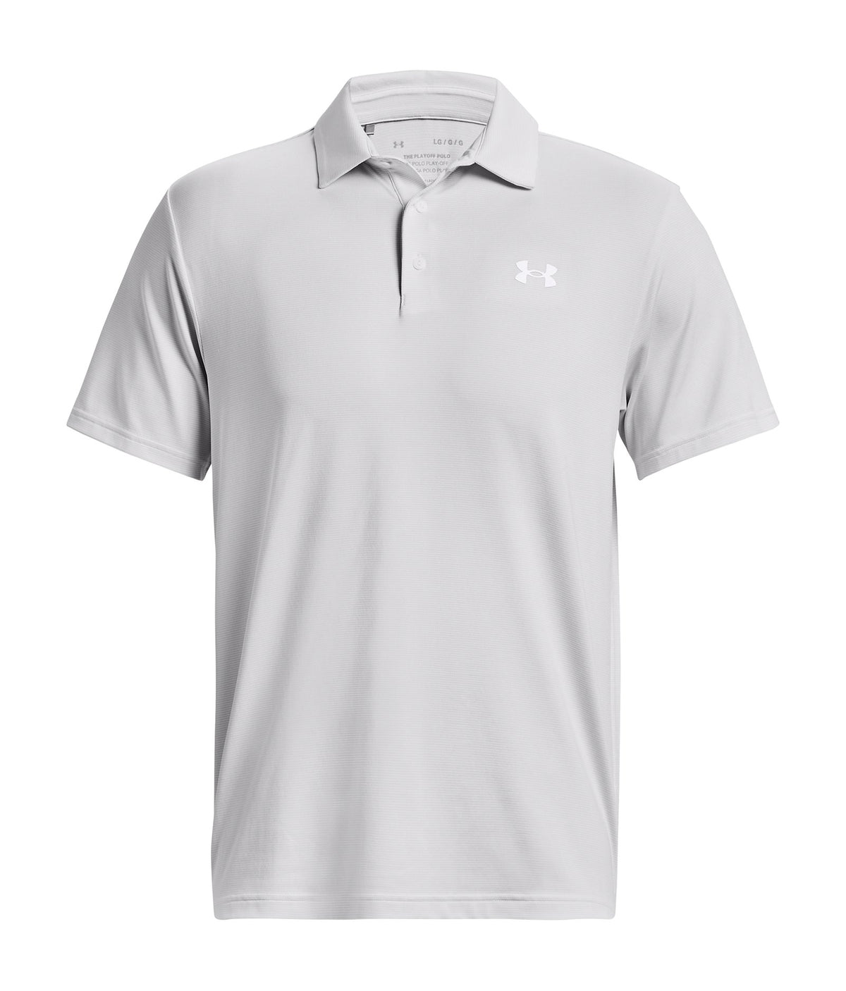 UA Playoff 3.0 Stripe Men's Polo - White