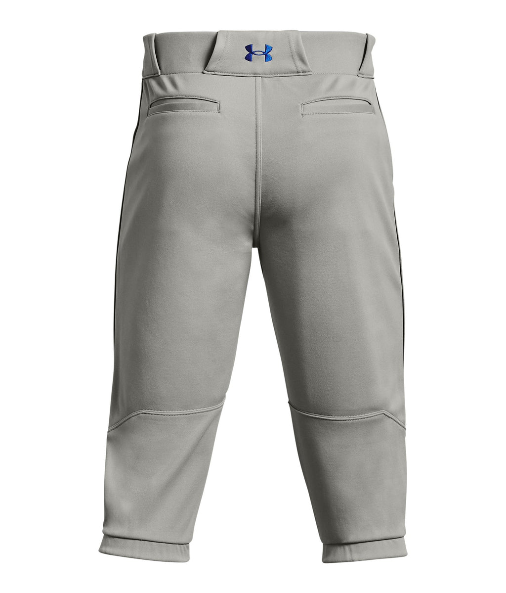 UA Utility Pro Piped Men's Knicker Baseball Pants - Gray