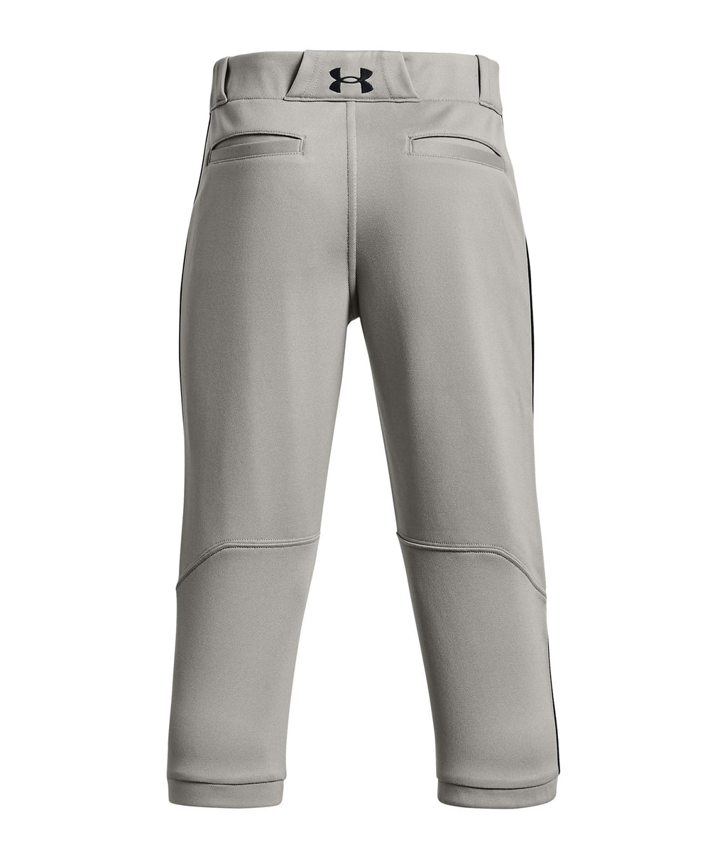 UA Utility Pro Piped Boys' Knicker Baseball Pants - Gray