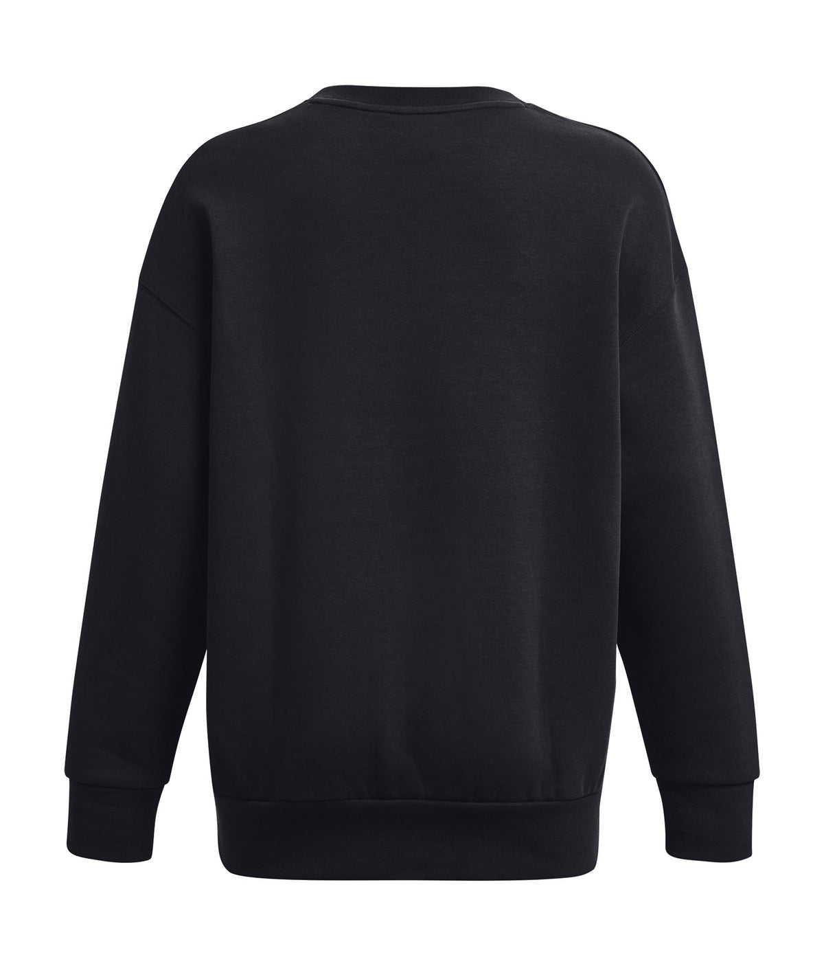 UA Icon Fleece Women's Oversized Crew - Black