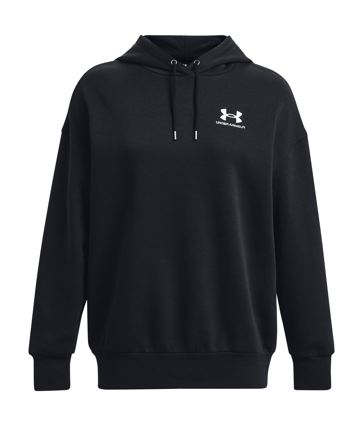 UA Icon Fleece Women's Oversized Hoodie - Black