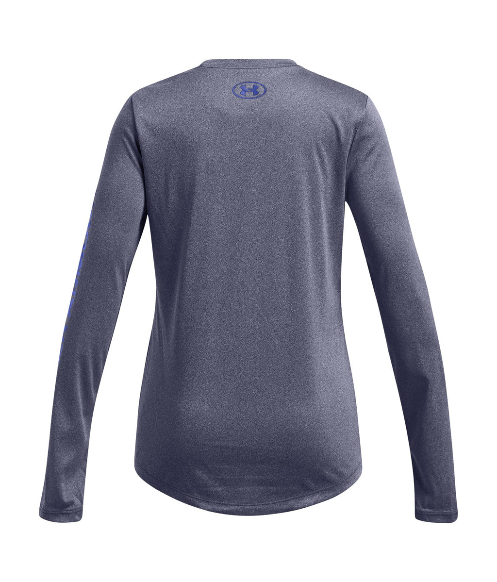 UA Velocity Girls' Basketball Long Sleeve - Navy