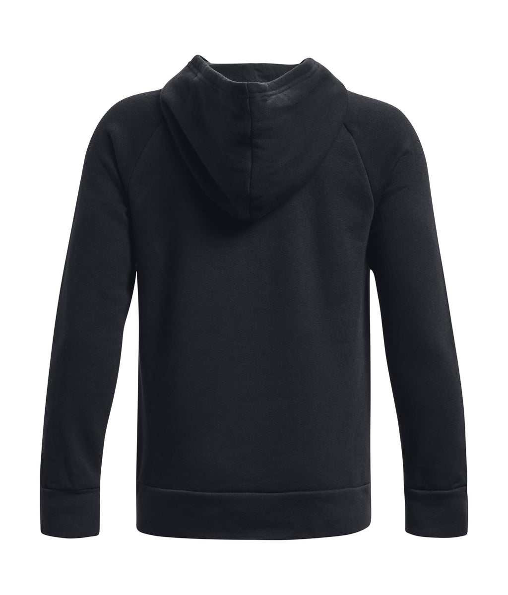 UA Rival Fleece Big Logo Boys' Hoodie - Black