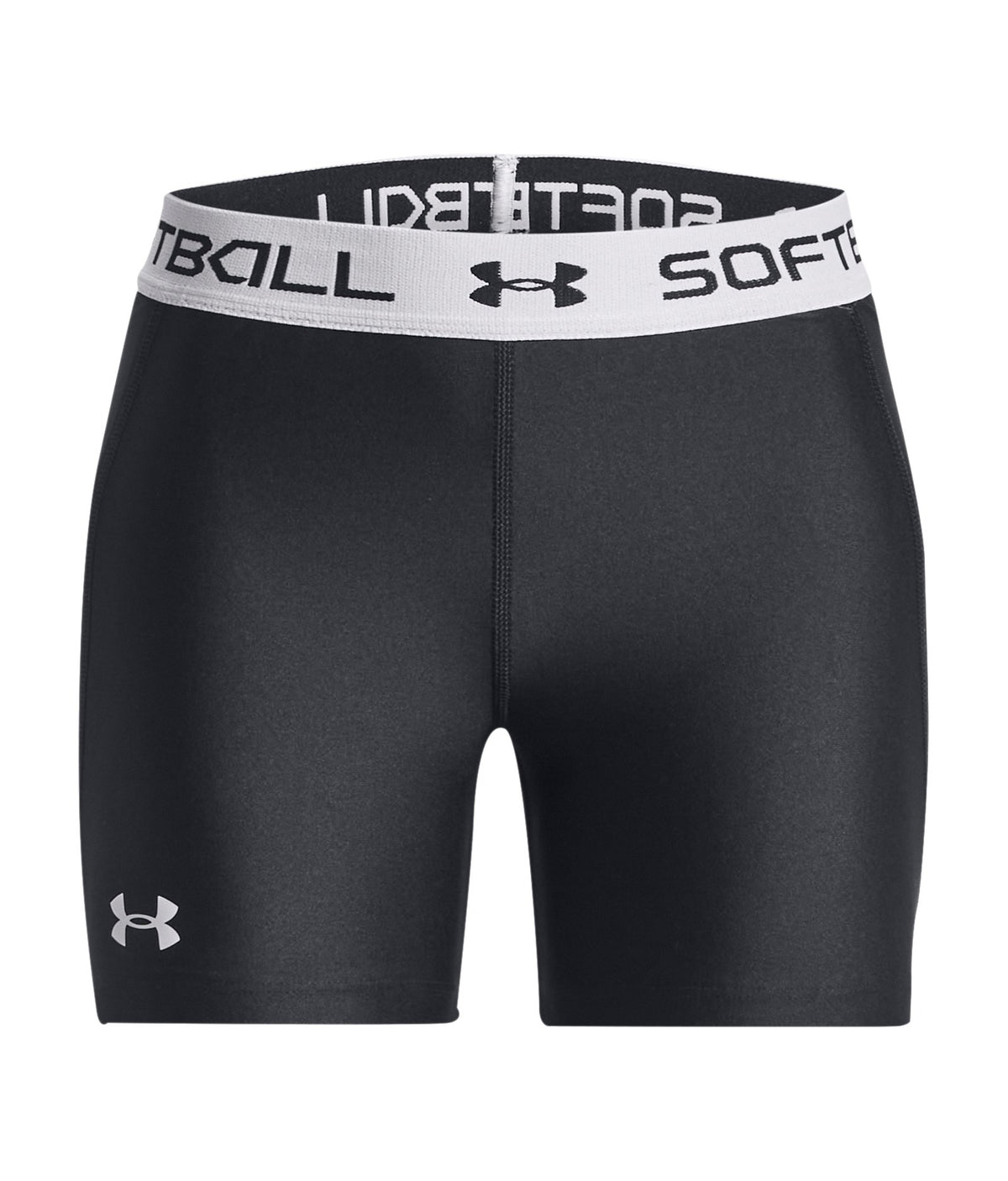 UA Utility Pro Girls' Slider Shorts - Black