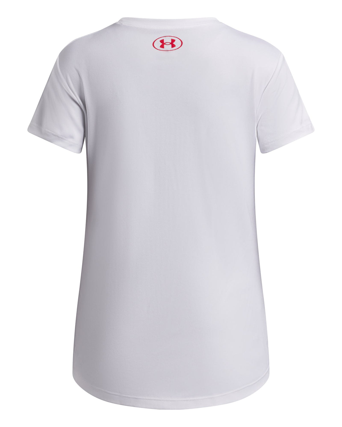 Girls' UA Velocity Softball Short Sleeve null - White