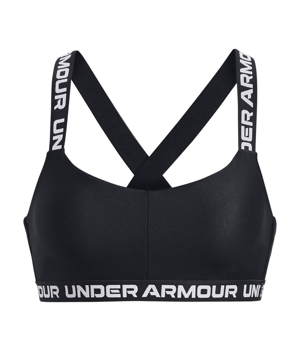 UA Crossback Strappy Low Women's Sports Bra - Black