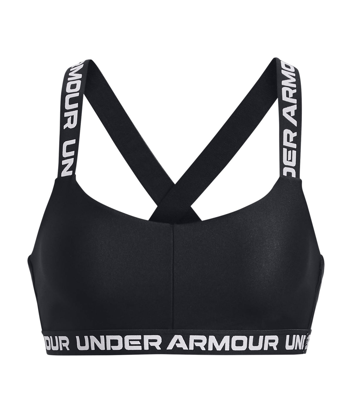 UA Crossback Strappy Low Women's Sports Bra - Black
