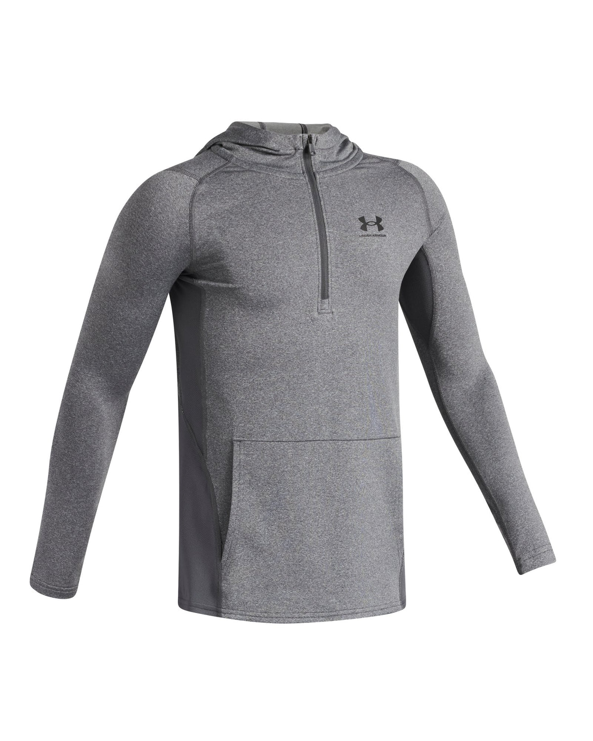 ColdGear® Boys' ½ Zip Hoodie - Gray