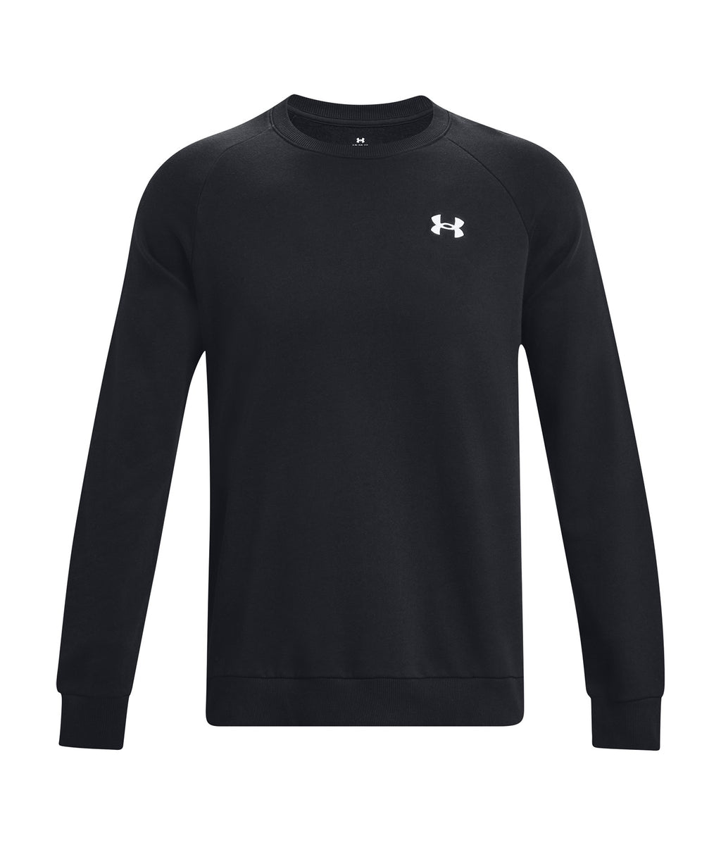 UA Rival Fleece Left Chest Men's Crew - Black