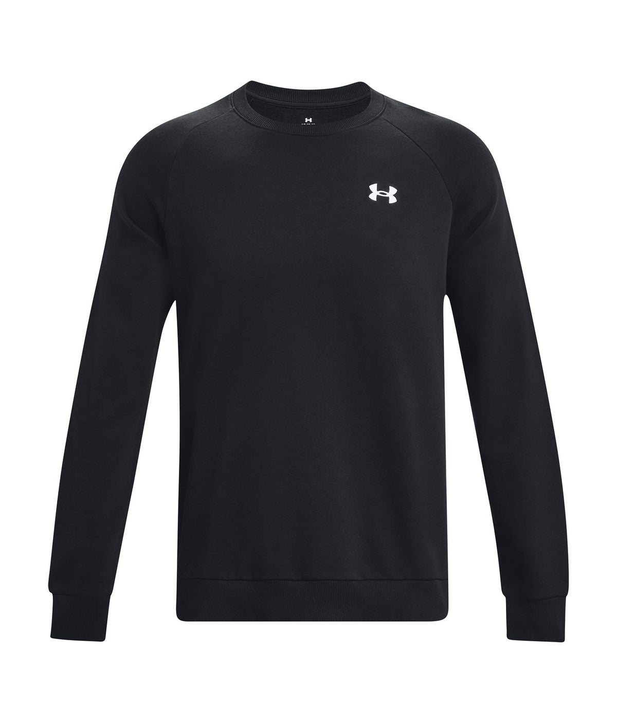 UA Rival Fleece Left Chest Men's Crew - Black