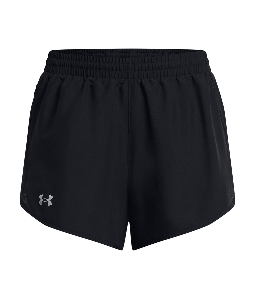 UA Fly-By Women's 3" Shorts - Black