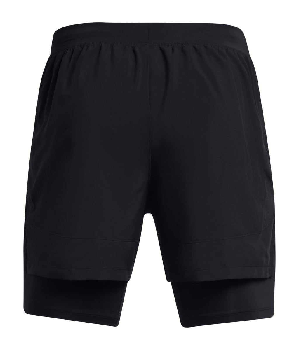 UA Launch Men's 2-in-1 5" Shorts - Black