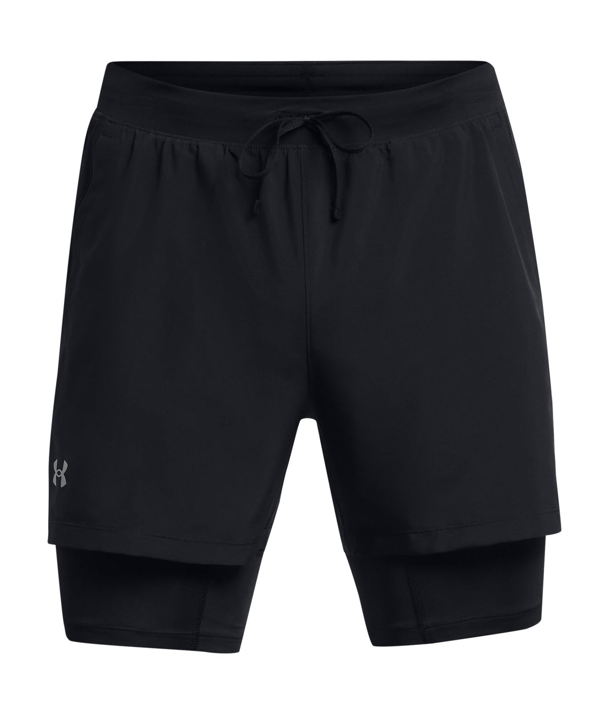 UA Launch Men's 2-in-1 5" Shorts - Black