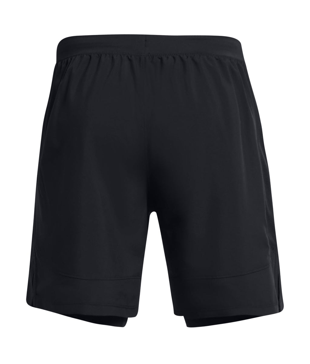 UA Launch Men's 2-in-1 7" Shorts - Black