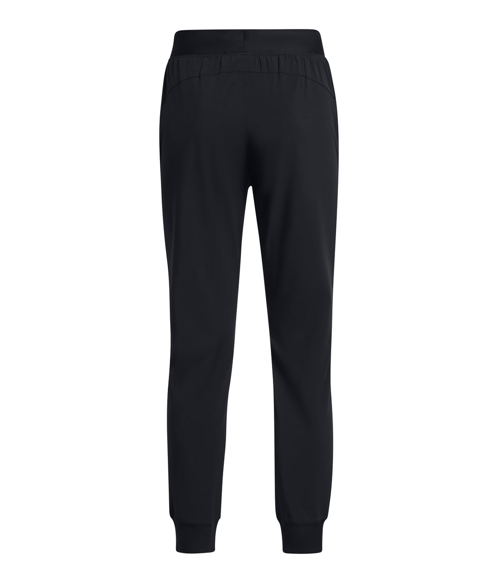 UA Rival Women's High-Rise Woven Pants - Black
