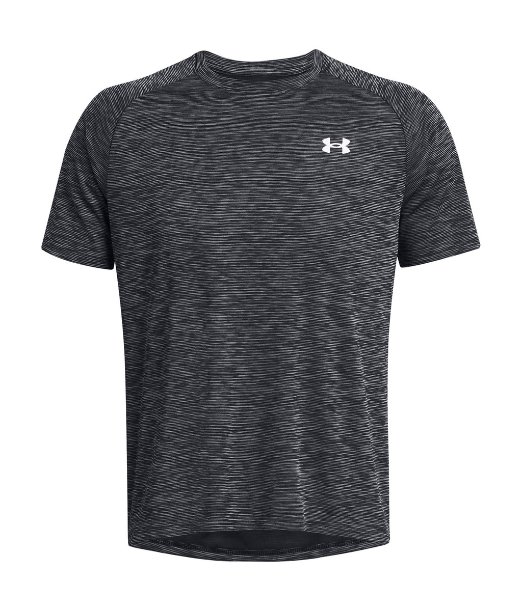 UA Tech™ Textured Men's Short Sleeve - Black