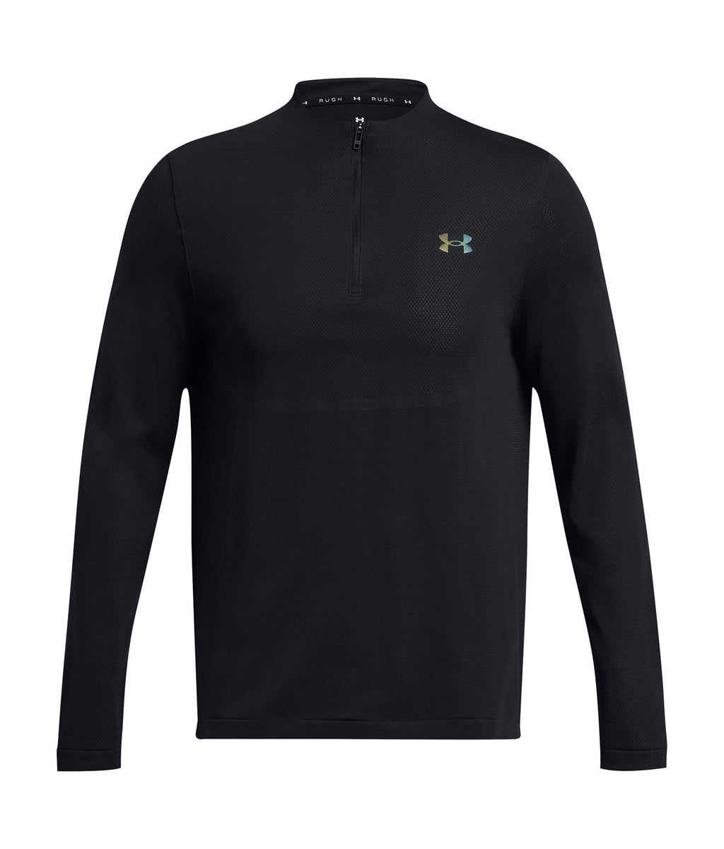 UA Vanish Elite Seamless Men's ¼ Zip - Black