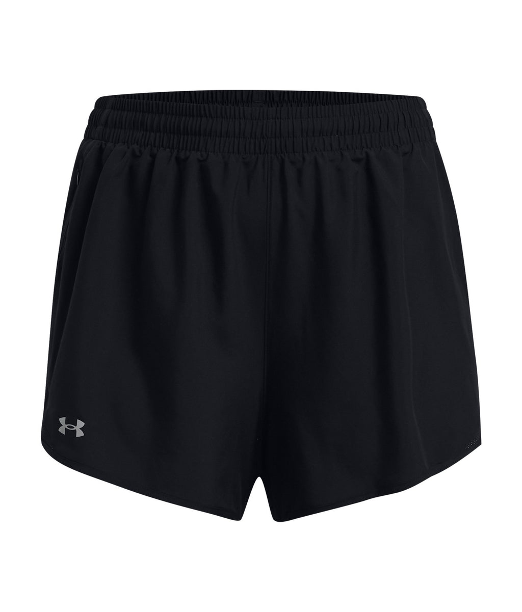 UA Fly-By Women's 3" Shorts - Black