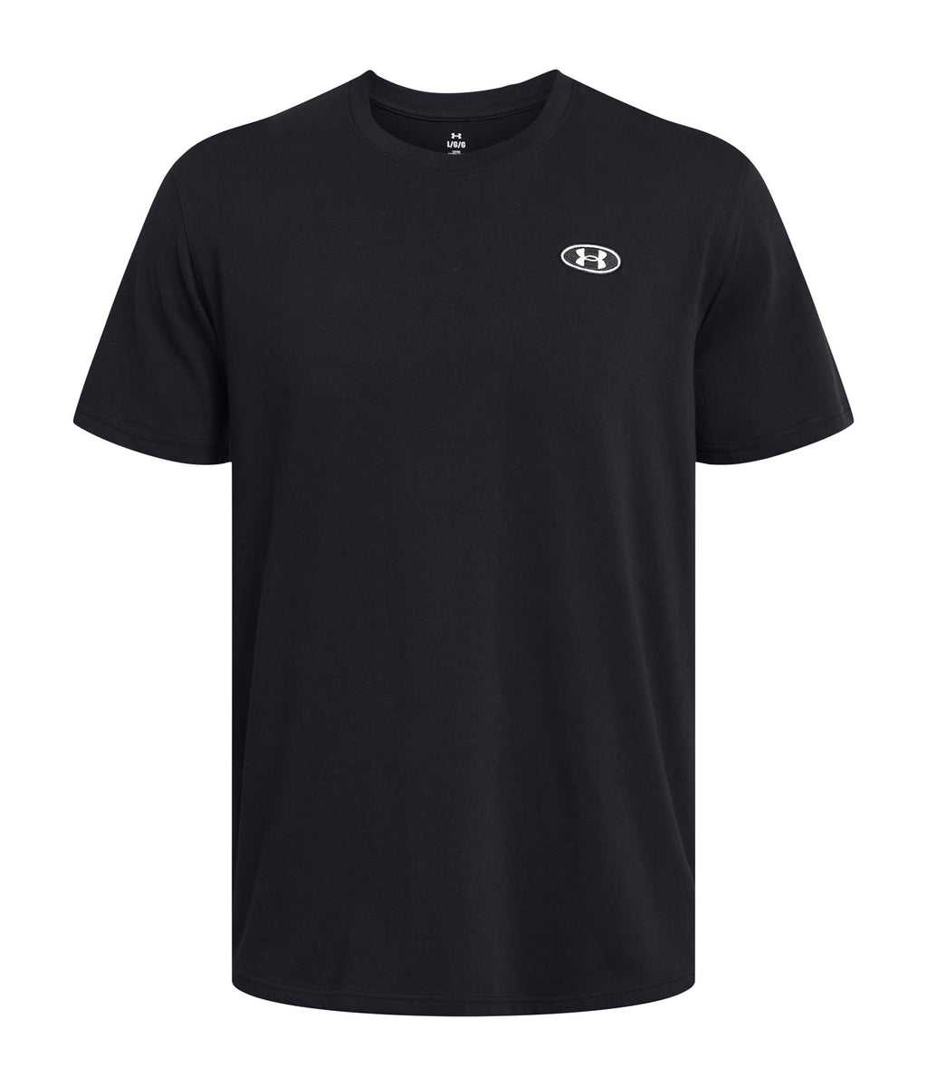 UA Heavyweight Left Chest Patch Men's Short Sleeve - Black