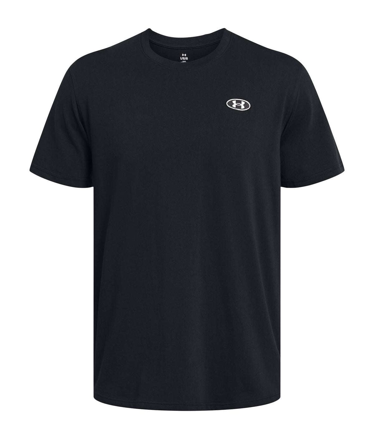 UA Heavyweight Left Chest Patch Men's Short Sleeve - Black