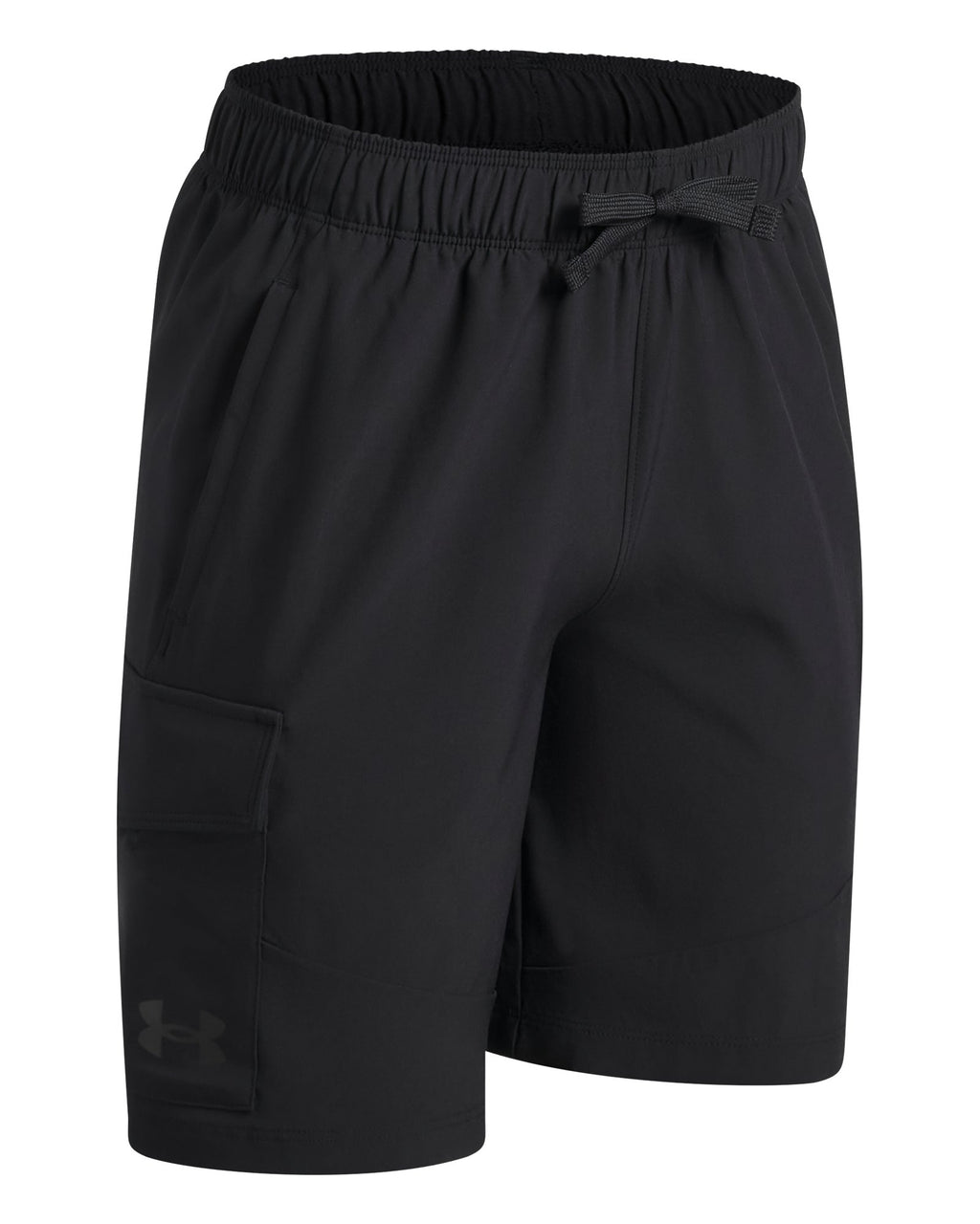 UA Tech™ Woven Boys' Cargo Shorts - Black