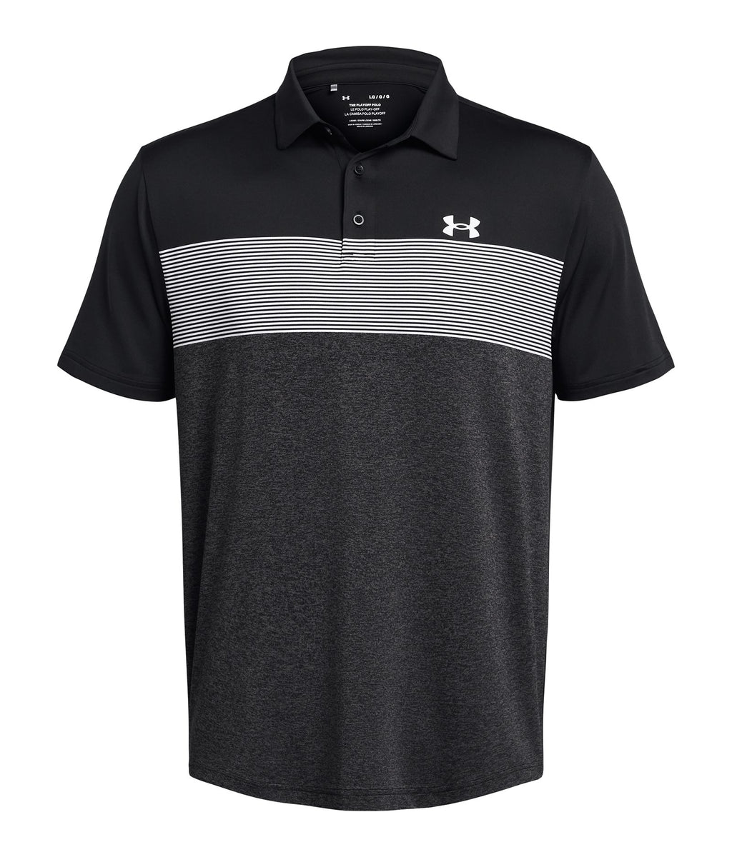 UA Playoff 2.0 LowRound Men's Polo - Black