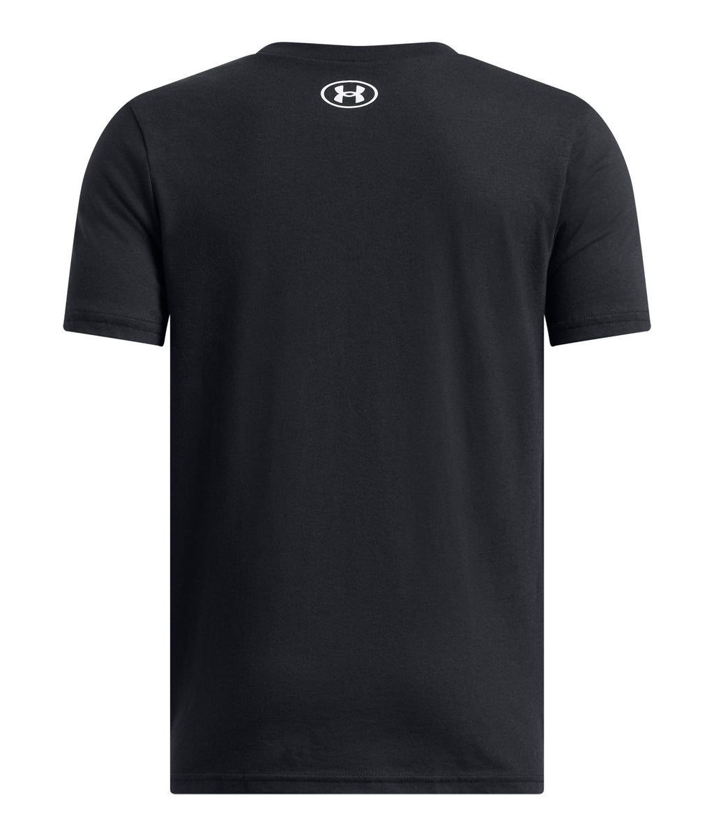 UA Logo Boys' Short Sleeve - Black