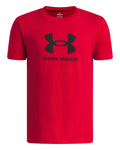 UA Logo Boys' Short Sleeve - Red