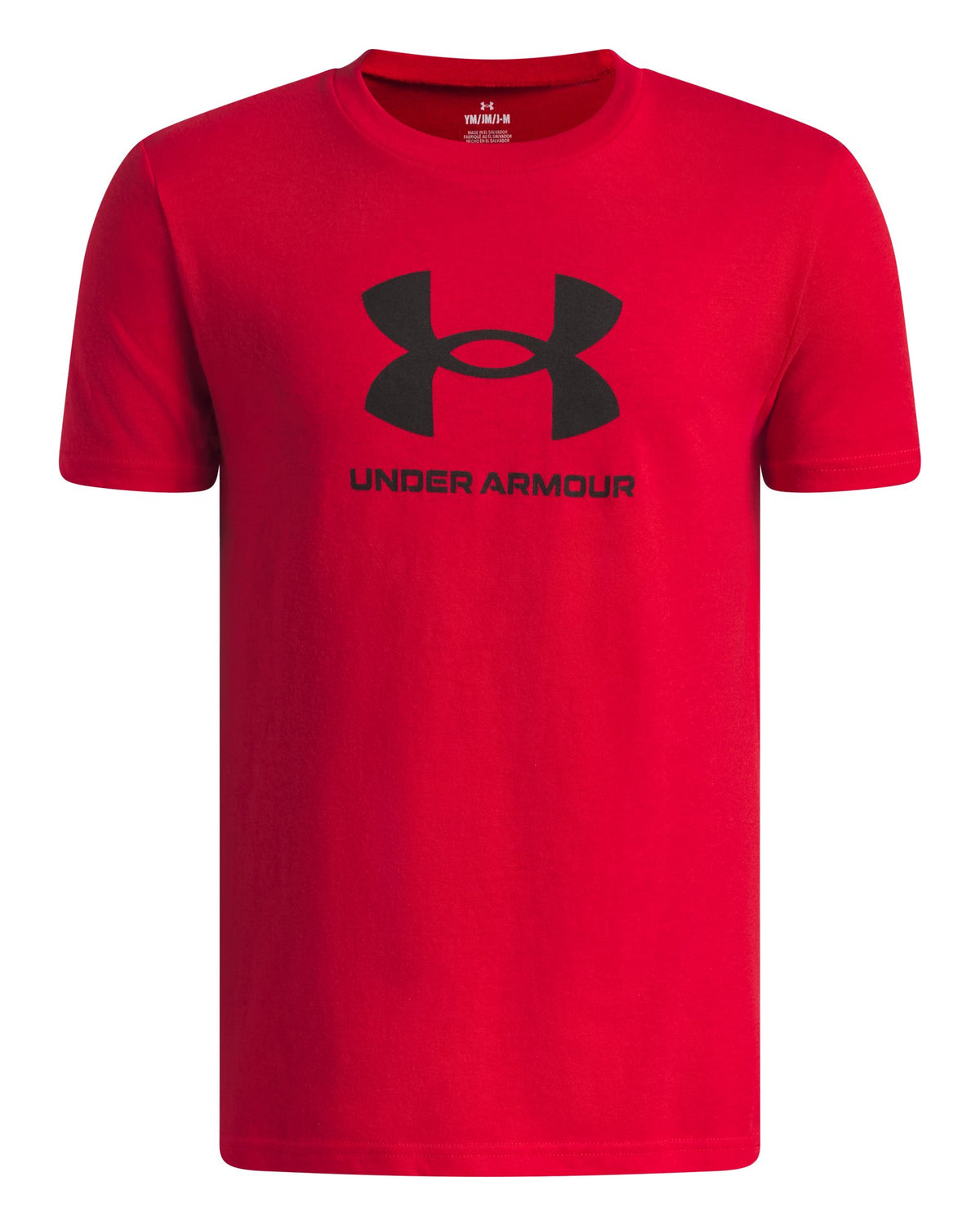 UA Logo Boys' Short Sleeve - Red