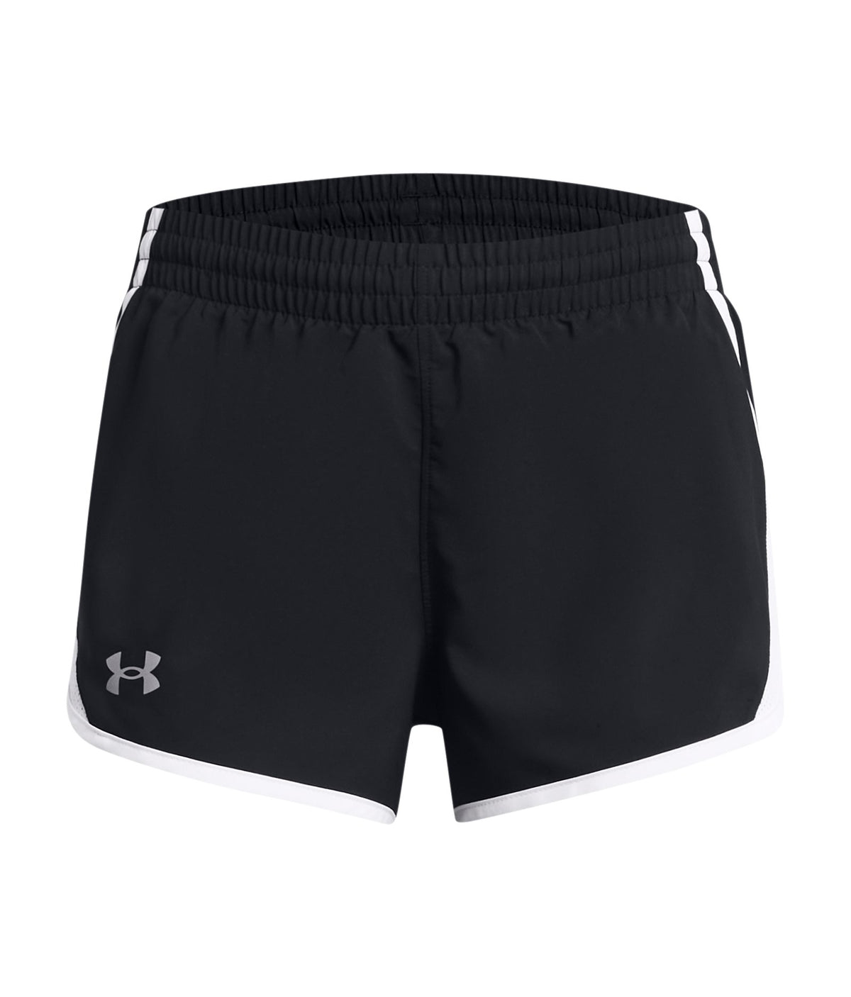 UA Fly-By Girls' 3" Shorts - Black