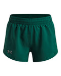 UA Fly-By Girls' 3" Shorts - Green