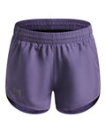 UA Fly-By Girls' 3" Shorts - Purple