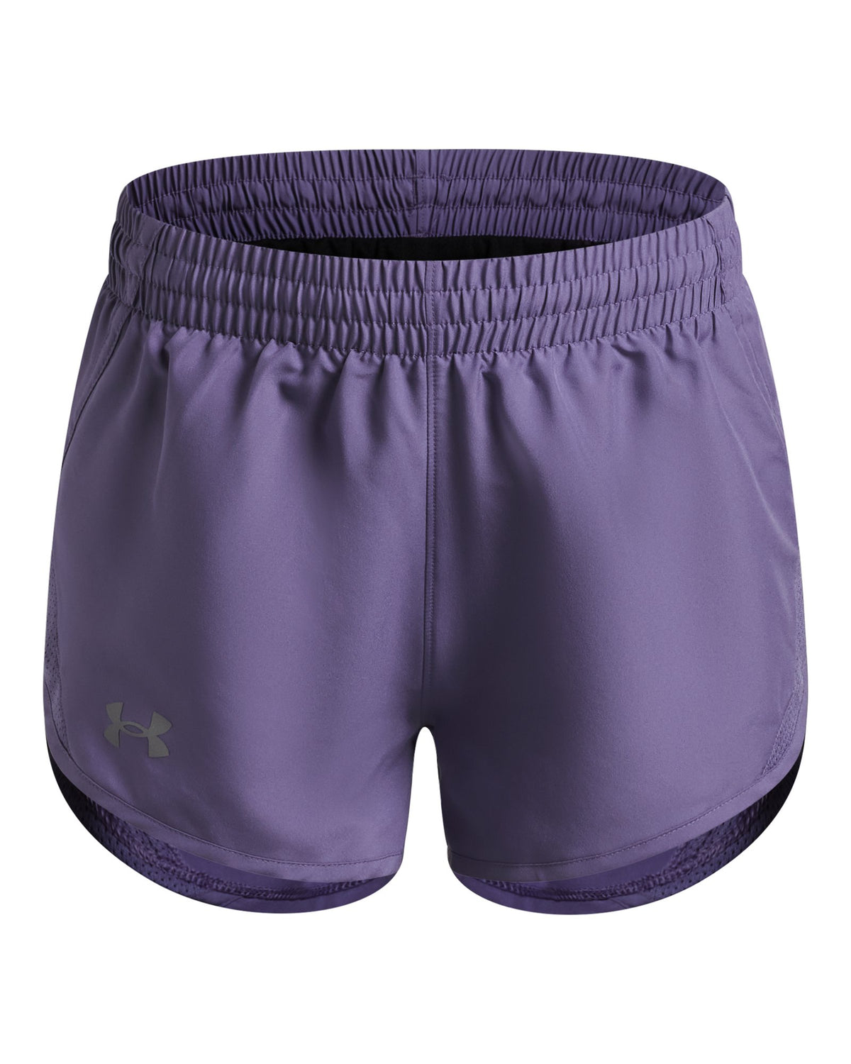 UA Fly-By Girls' 3" Shorts - Purple