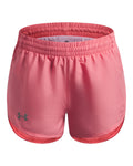 UA Fly-By Girls' 3" Shorts - Pink