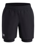 UA Tech™ Woven Boys' 2-in-1 Shorts - Black