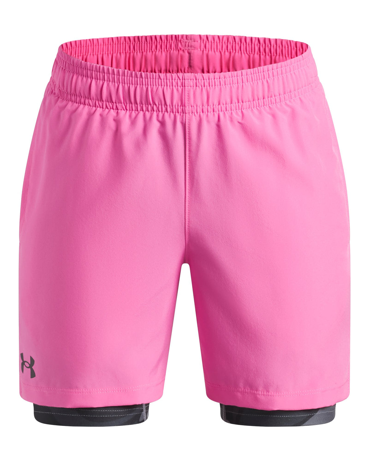 UA Tech™ Woven Boys' 2-in-1 Shorts - Pink