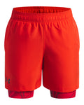 UA Tech™ Woven Boys' 2-in-1 Shorts - Red