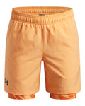 UA Tech™ Woven Boys' 2-in-1 Shorts - Orange