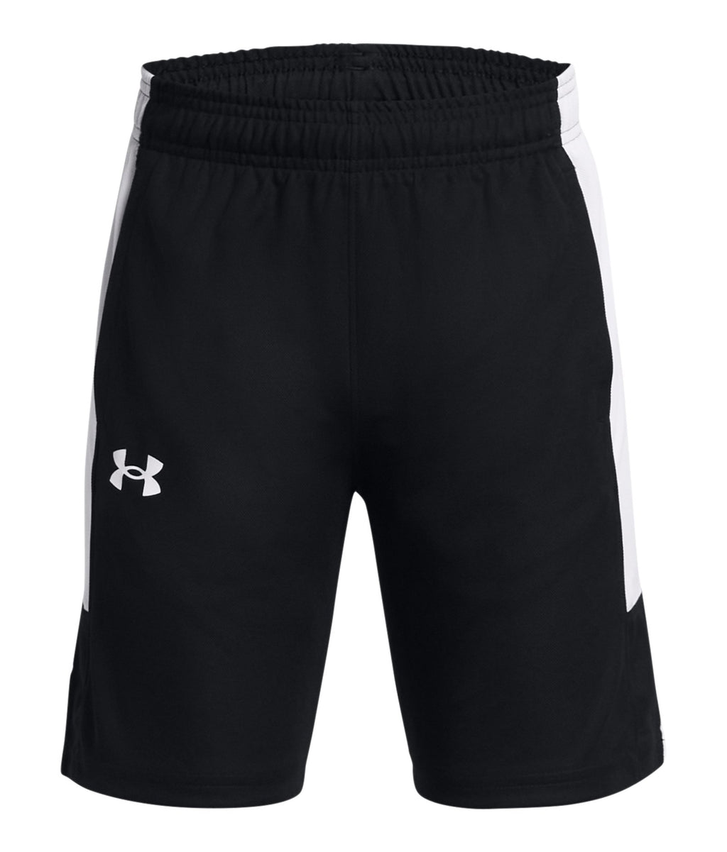 UA Zone Boys' 7" Shorts - Black