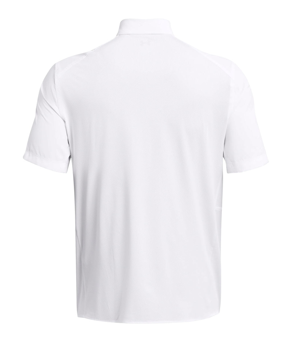 UA Fish Pro Hybrid Woven Men's Short Sleeve - White