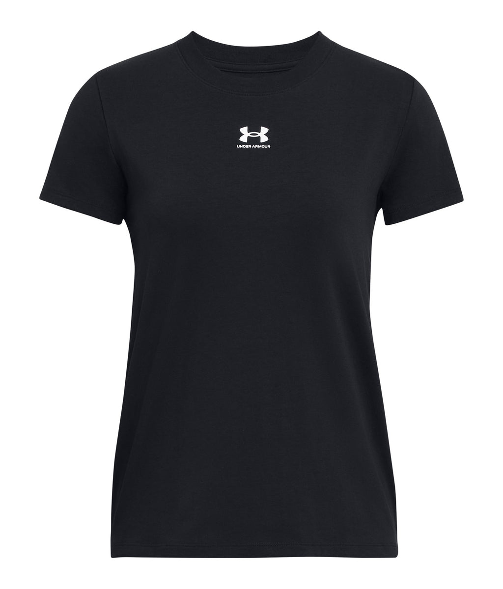 UA Rival Core Women's Short Sleeve - Black