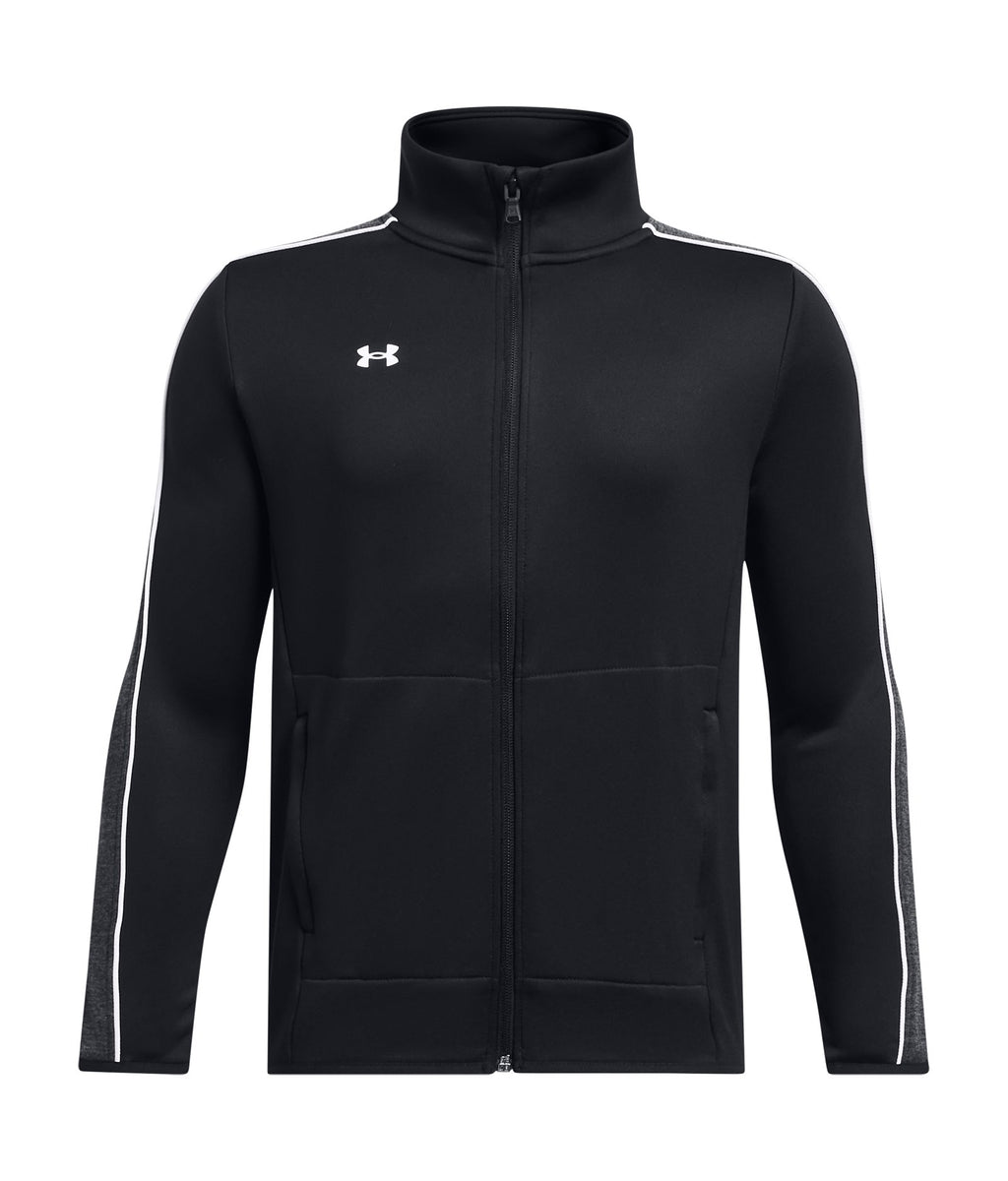 UA Command 2.0 Boys' Warm-Up Full-Zip - Black